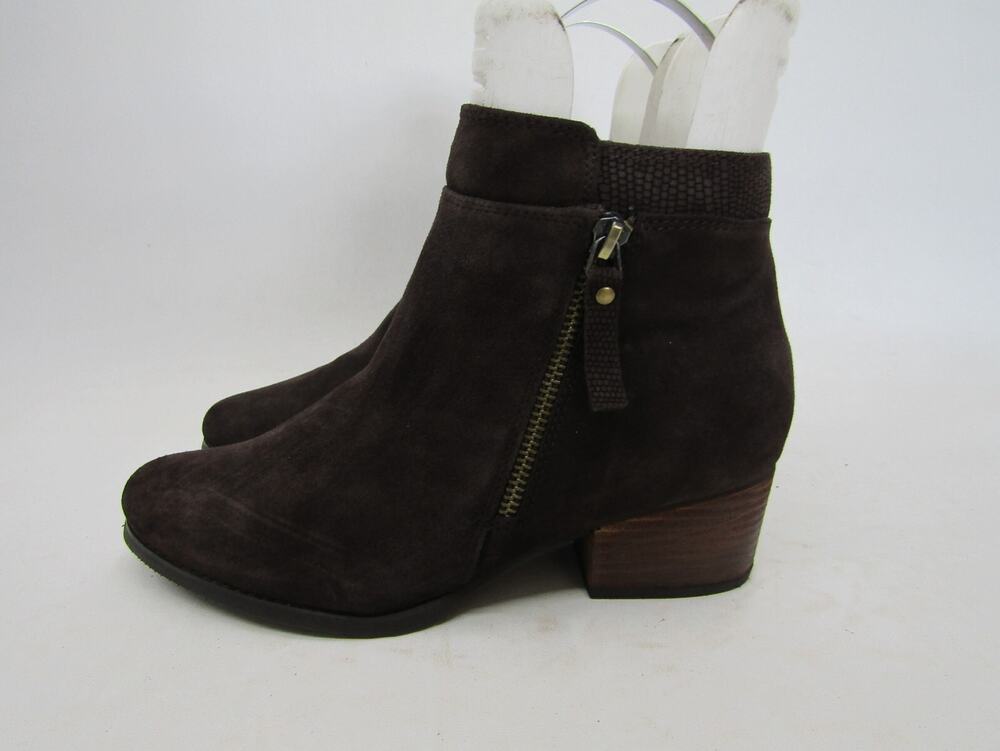 Blondo Womens Size 8.5 M Brown Suede Zip Ankle Fashion Boots Booties